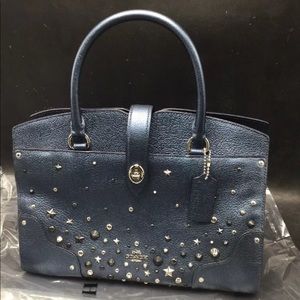 **SOLD SOLD** NWT Coach Mercer 30 blue star rivets